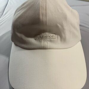 Lululemon Cream and White Cap